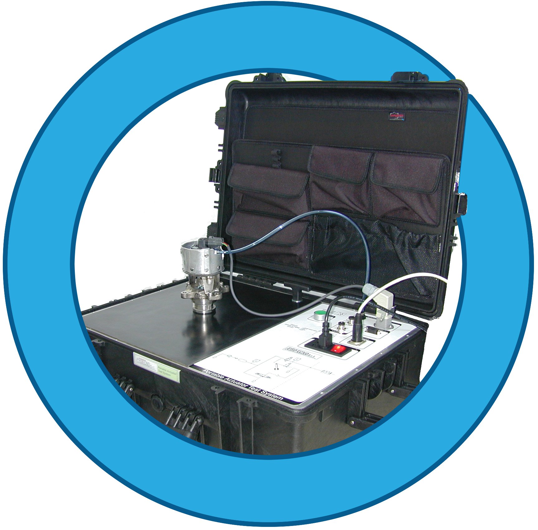 Sistema portatle di test per valvole VTC e Micronas